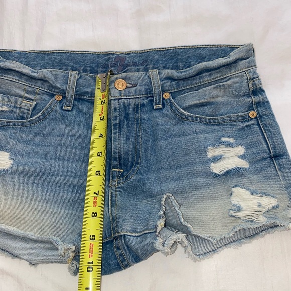 7 for all mankind denim shorts - Picture 5 of 5